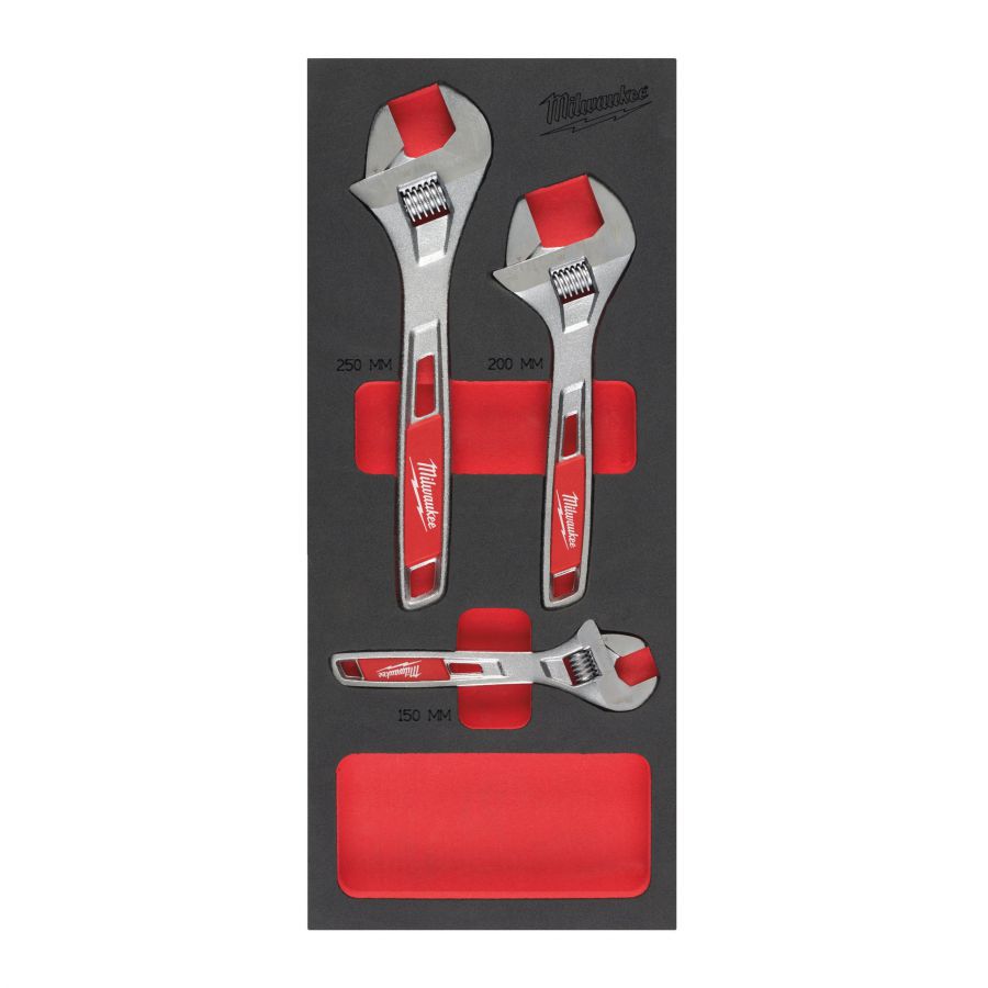 Rollgabelschlüssel Einlage 3-teilig für Werkstattwagen 78 cm - 1 Stück
